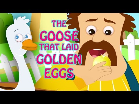 "The Goose That Laid The Golden Egg" Short Moral Story For Kids 2017 | Twinkle TV