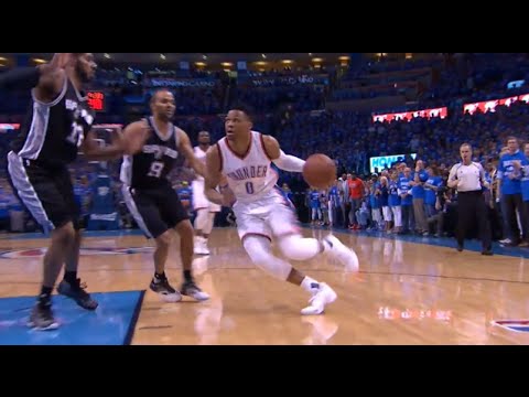 Russell Westbrook Full Highlights 2016 05 13 vs SPURS 28pts
