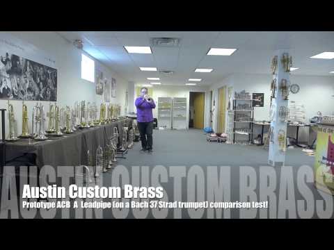 Prototype   ACB  A  lead pipe on  a Bach 37 Stradivarius Trumpet: Austin Custom Brass