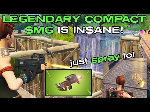 NEW Compact SMG P90 destroys faster than you can build In Fortnite Battle Royale!