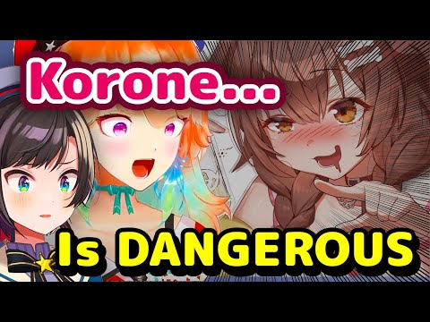 Oozora Subaru - Warns Kiara about Korone's Dangerous Punch during Minecraft Collab【ENG Sub/Hololive】