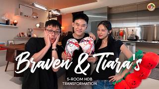 Download lagu Braven & Tiara’s Brutalist & Dopamine Decor 5-Room HDB Transformation | Get ID mp3
