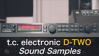 Video thumbnail for TC Electronic D-Two - All Presets | Vocals, Acoustic Guitar by Zed Marty