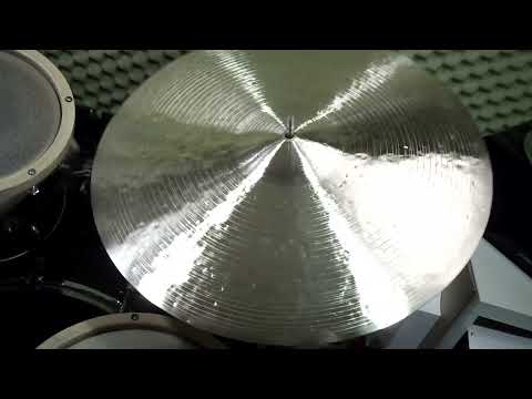 22 Rustico FBL Ride 2437g - Handcrafted cymbals by Craig Lauritsen