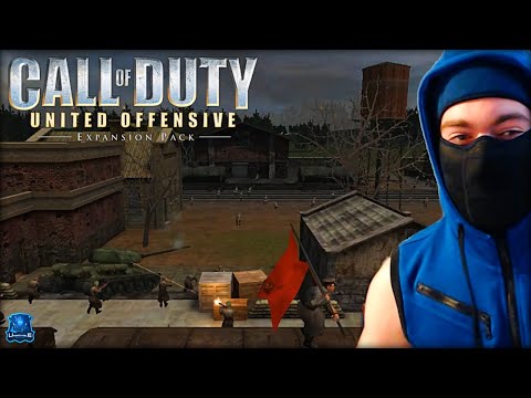 Call of Duty: United Offensive - Soviet Campaign Walkthrough Last Mission Gameplay (Kharkov Station)