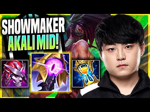 SHOWMAKER DESTROYING WITH AKALI! - DK ShowMaker Plays Akali Mid vs Twisted Fate! | Season 11