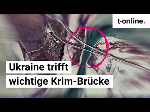 Angriff auf Brücke: Ukraine attackiert wichtige Versorgungsroute