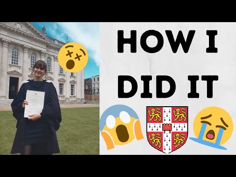 HOW I GOT A FIRST FROM THE UNIVERSITY OF CAMBRIDGE!!!!!