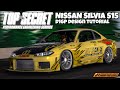 Top Secret Nissan Silvia S15 Design Tutorial | Car Parking Multiplayer