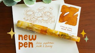Cozy New Pen Day | Benu Milk & Honey + Draw With Me