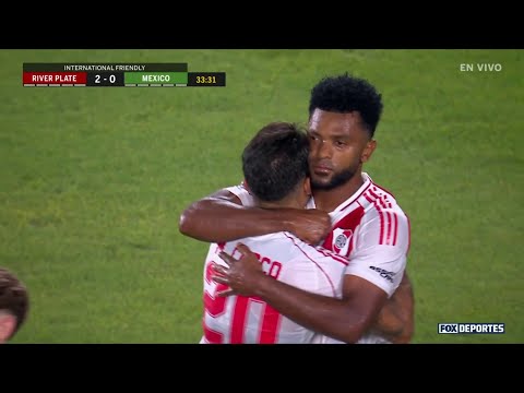 🤩🔥 GOAL WITH AUTHORITY Miguel Borja | River Plate 2-0 Mexico | MNTonFOXDeportes