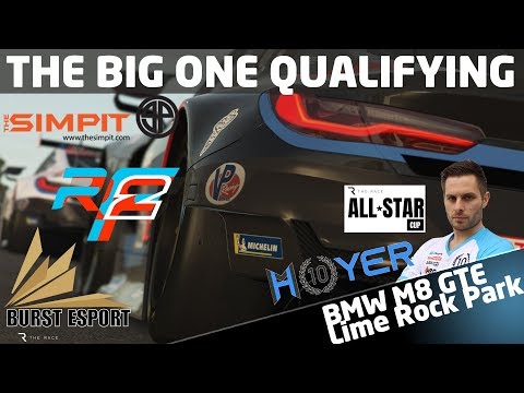 rFactor 2 - BMW M8 GTE at Lime Rock Park - The Race Esport Allstar Qualifying