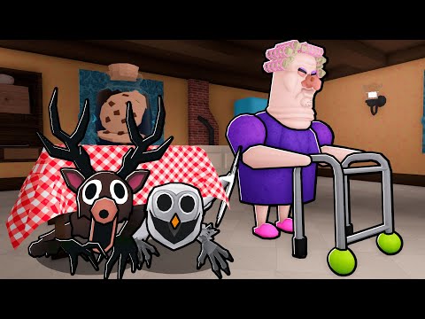 OWL and DEER Escape Grumpy Gran Roblox Obby