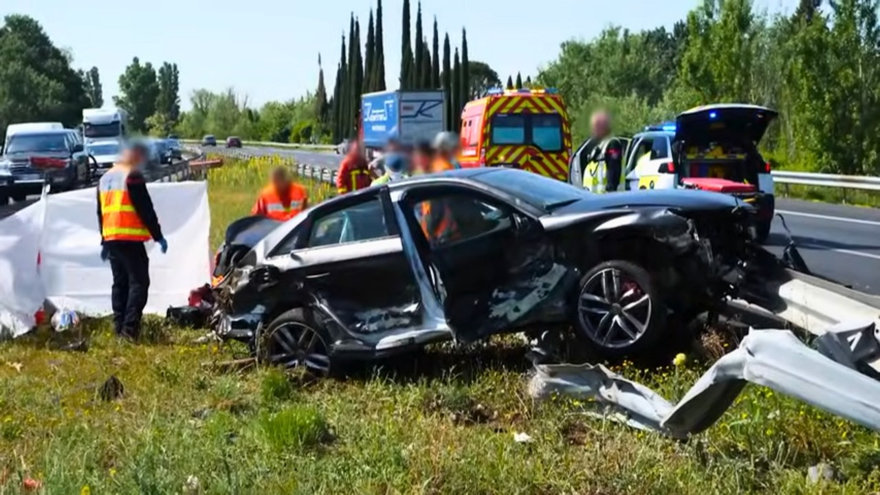 Le GO-fast à 240 km/h sur l’A8 finit en Gros-crash