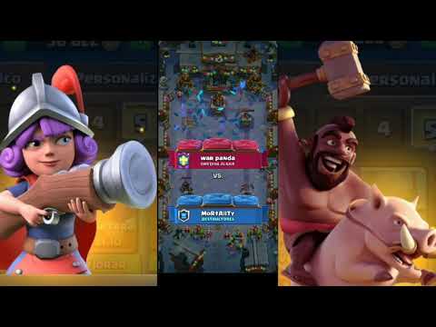 monta 2.6 vs megacaballero, cementerio 😱 (Clash Royale)