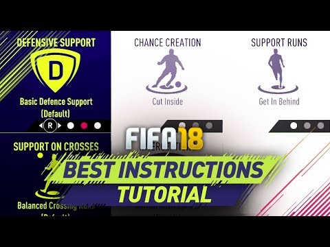 FIFA 18 BEST CUSTOM INSTRUCTIONS TUTORIAL - BEST ATTACK & BEST DEFENSE - TIPS & TRICKS