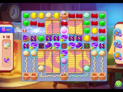 HomeScapes Level 8228 no boosters (25 moves)