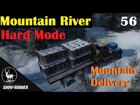 Mountain Delivery ⚠️ SnowRunner Hard Mode ⚠️ Alaskan Contracts