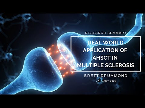 Real World Application of Stem Cell Transplantation in Multiple Sclerosis