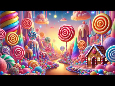 Candy Land Colorful Background Ambience | Chill Lofi Music Playlist for Study & Focus