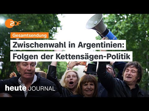 heute journal vom 25.10.25 Trumps Druck auf Venezuela, Milei auf Prüfstand, CSU-Jubiläum
