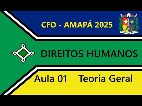 Teoria Geral dos Direitos Humanos- aula 01 -CFO-AP 2025