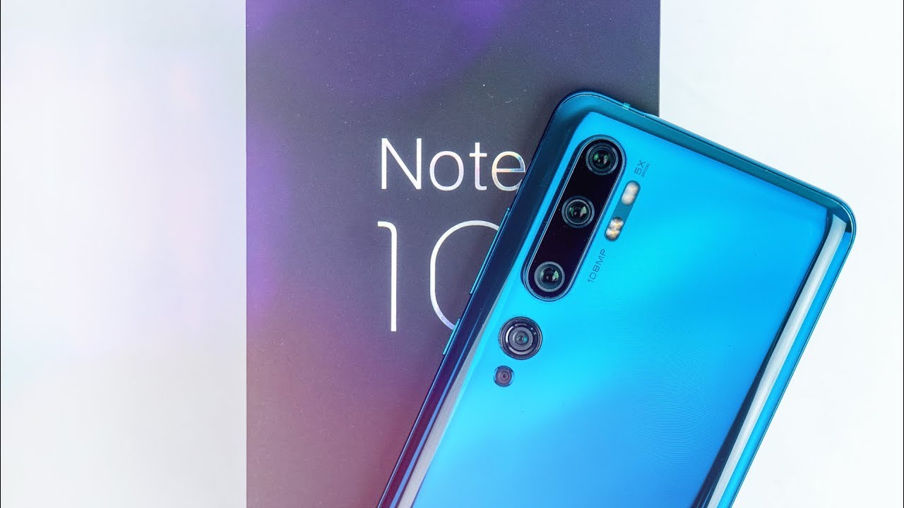 Mở hộp Xiaomi Mi Note 10 chính hãng