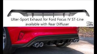 Video: Ulter Edelstahl Duplex Sportauspuff Ford Focus 4 ST-Line 1.5l EcoBoost