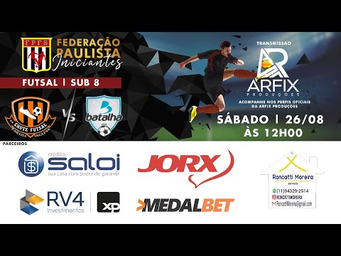 CHUTE FUTSAL x BATALHA - FUTSAL | SUB 08 - QUARTAS DE FINAIS