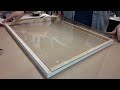 How To Cut Glass Directly Into A Picture Frame It S Easy