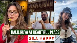 Halil Ibrahim Ceyhan and Ruya Coric At Beautiful Place !Sila Turkoglu Happy