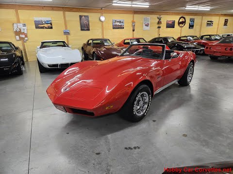 1973 Red Corvette Convertible Video