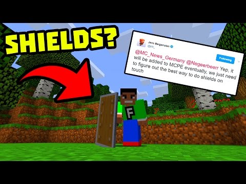 SHIELDS COMING TO MCPE??! – News Discussion – Minecraft 