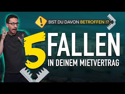 5 Fallen in DEINEM Mietvertrag 2023 😳