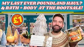 My LAST Poundland Haul 🎄 Closing Down Christmas Bargains & Bootsale Treasure!