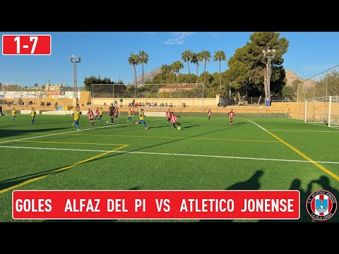 Los 7 goles del Atlético Jonense en casa del Alfaz del Pi