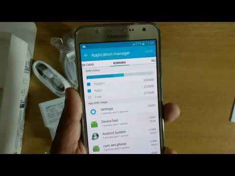 Samsung galaxy j7 ram usage and memory usage unboxing & revi...