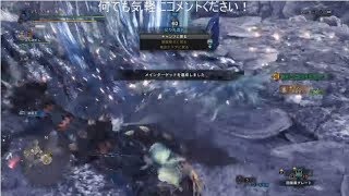【MHW】ランスで歴戦王キリンに挑む！