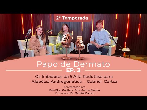 Papo de Dermato | 2ª Temp. Ep. 03: Inibidores da 5 Alfa Redutase para Alopécia Androgenética