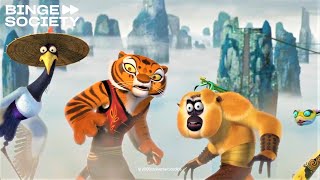 Kung Fu Panda (2008) - Tai Lung se bat contre Les Cinq Cyclones