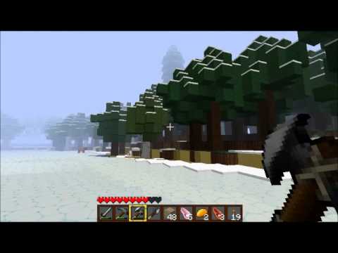 Minecraft: Tri-Mountain Survival Ep.8 w/Hyruleplumber - scared me