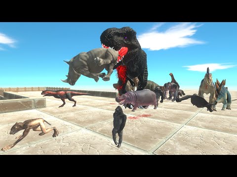 Escape From Dark Trex - Animals vs Dinosaurs Survival Race ►Animal Revolt Battle Simulator