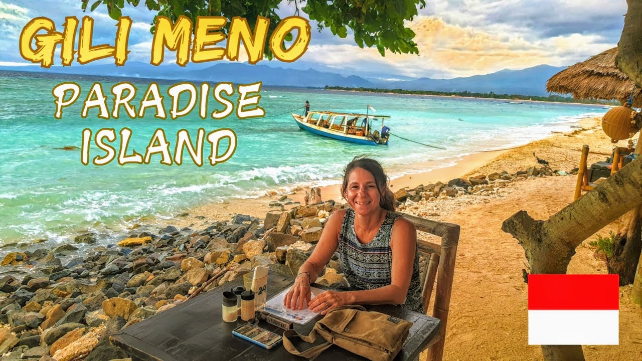 Experience the thrilling adventure of exploring Gili Meno Island as a tourist.