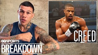 Pro Boxer Gabriel Rosado Breaks Down Boxing Scenes from Movies | GQ Sports video