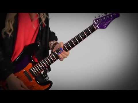 Fretlight Orianthi Signature FG-551 Guitar Learning System Trans Purple w/ case, software & extras image 24