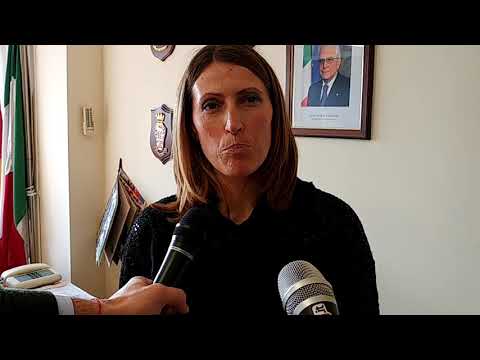 Chiara Cerri, vice sindaco di Taggia, illustra il progetto della darsena