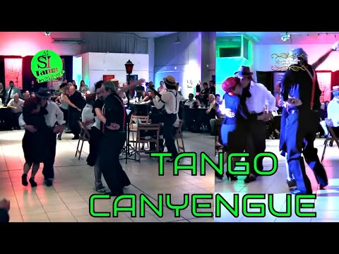 Orquesta de tango y baile de tango canyengue: La Tuba Tango, SI TANGO milonga