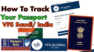 How To Track Vfs Global Passport Application Status Online | How To Track Your Passport Vfs Global |