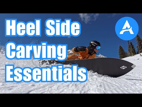 Advanced Snowboard Heel Turn Break Down / How To Carve A Clean Heel Side