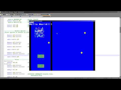 Making a tilemap from Hardware Sprites on the NeoGeo - 68000 ASM Lesson P26